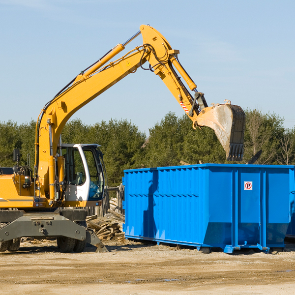 are there any restrictions on where a residential dumpster can be placed in Lake Murray of Richland SC